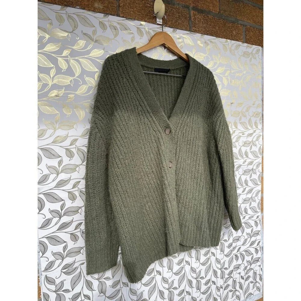 Jenni Kayne Alpaca Blend Cardigan in Sage Green Size M - Gorpcore & Naturecore